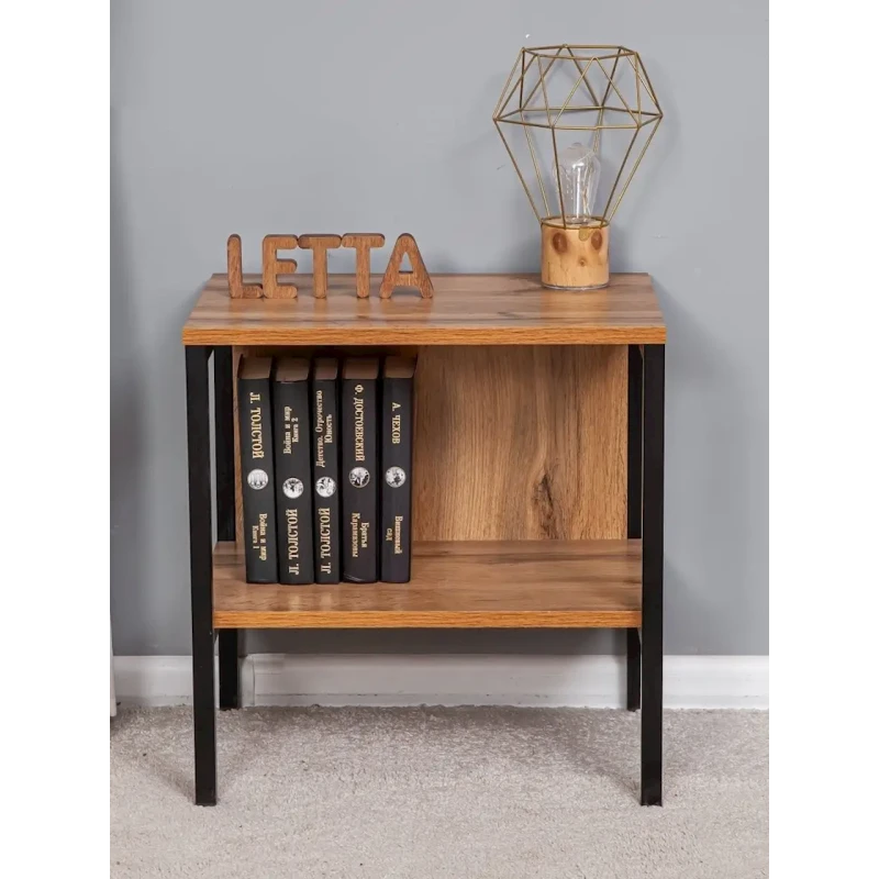 Тумба 46x30x45 см, ЛДСП, коричневая Тумба 46x30x45 см, ЛДСП, коричневая