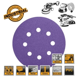 Набор шлифовальных дисков Ingco AKRS150102, 150 мм x 10 шт