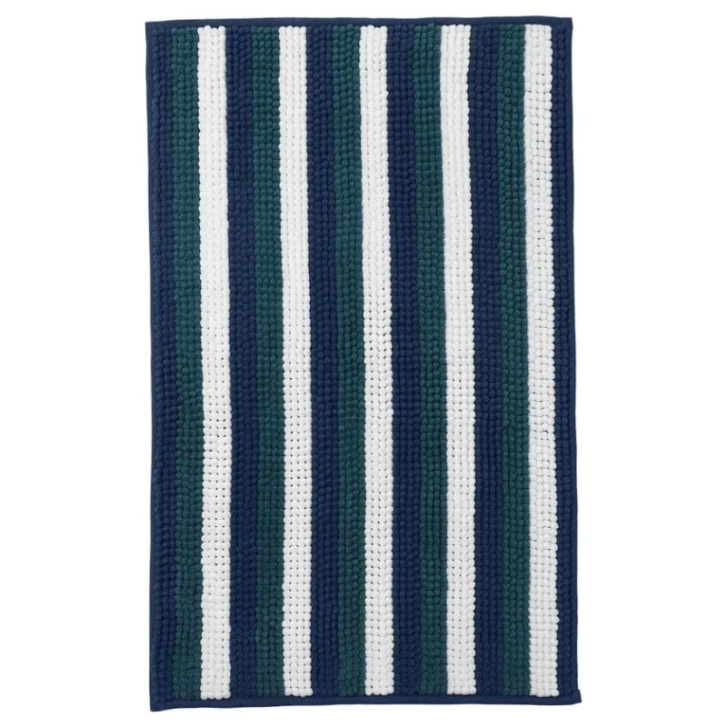 Коврик для ванной IKEA Toftbo, микрофибра, разноцветный, противоскользящий, 40x60 см, товар в ассортименте Коврик для ванной IKEA Toftbo, микрофибра, разноцветный, противоскользящий, 40x60 см, товар в ассортименте