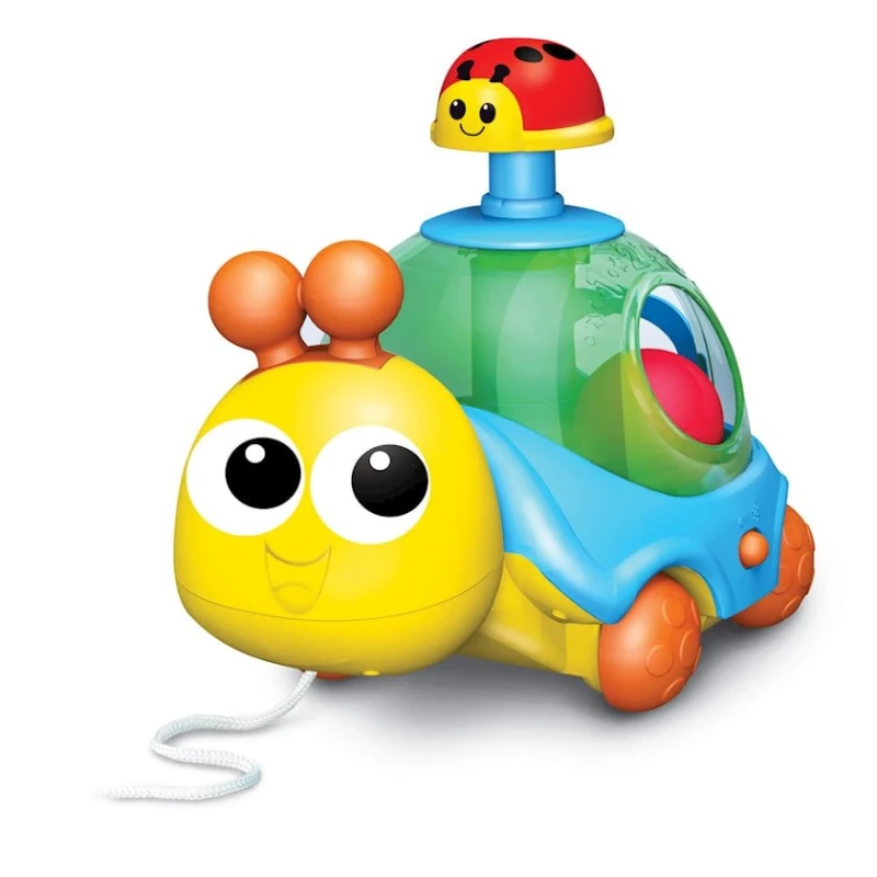 Təkərli oyuncaq Winfat İlbiz Spin'N Pull, 17x19x24 sm, 12 aydan Təkərli oyuncaq Winfat İlbiz Spin'N Pull, 17x19x24 sm, 12 aydan