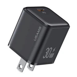 Сетевое зарядное устройство USAMS CC187 USB-C 30 W, Black
