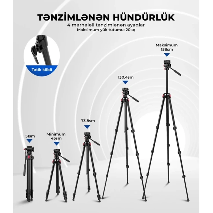 Трипод Neewer TP22 160 см, черный Трипод Neewer TP22 160 см, черный