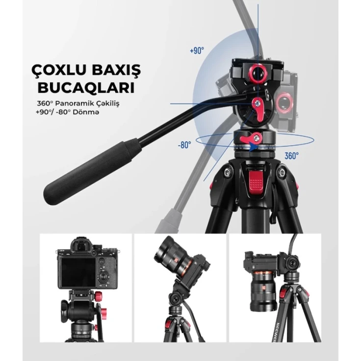 Трипод Neewer TP22 160 см, черный Трипод Neewer TP22 160 см, черный