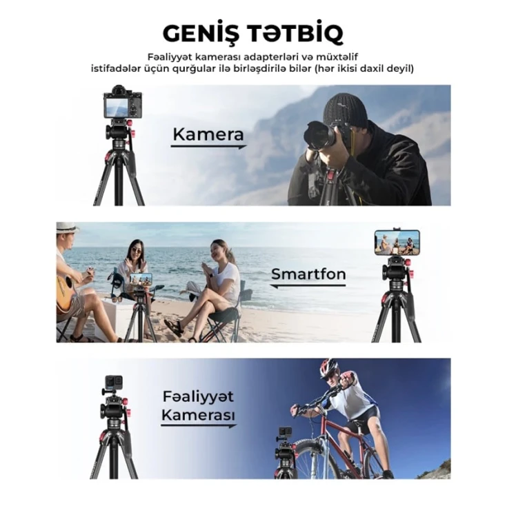 Трипод Neewer TP22 160 см, черный Трипод Neewer TP22 160 см, черный