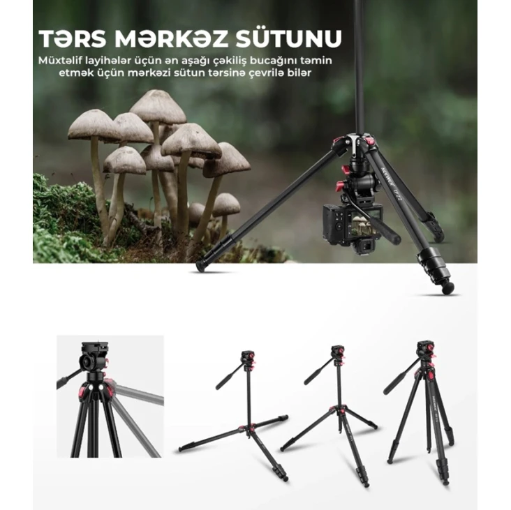 Трипод Neewer TP22 160 см, черный Трипод Neewer TP22 160 см, черный