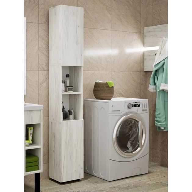 Шкаф-пенал для ванной Letta 3563_Letta25BathPenDC, 26x28x183 см