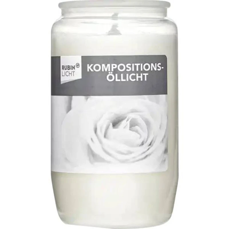 Свеча Rubin Licht масляная лампа N3, Белый Свеча Rubin Licht масляная лампа N3, Белый