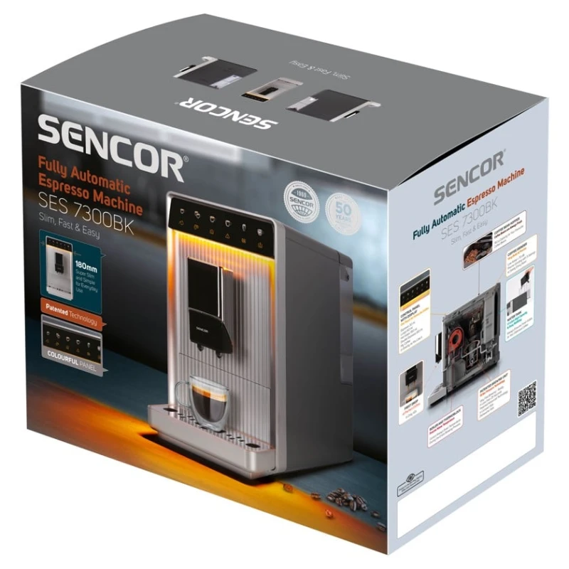 Кофемашина Sencor SES 7300BK