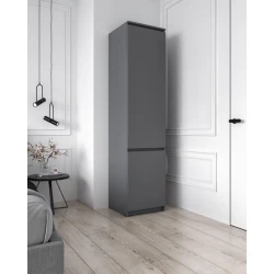 Шкаф ev_12116126, ламинат, серый, 50x49x211 см Шкаф ev_12116126, ламинат, серый, 50x49x211 см