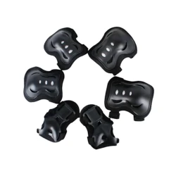 Комплект защиты для роликов 1927, для детей, черный Комплект защиты для роликов 1927, для детей, черный