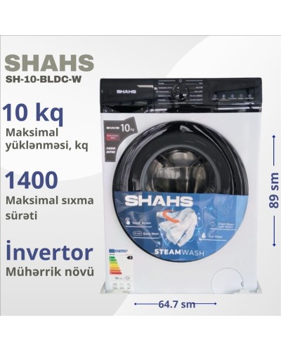Paltaryuyan maşını Shahs SH-10-BLDC-WH White