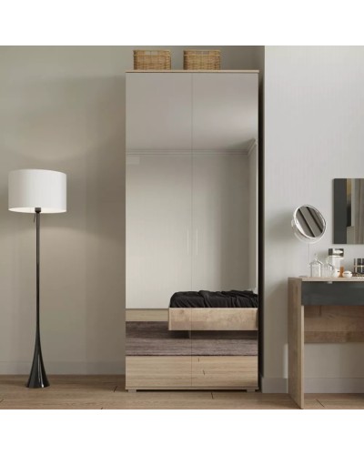 Şkaf Art Mebel Art-60-35, bej, laminat, 210х60х50 sm