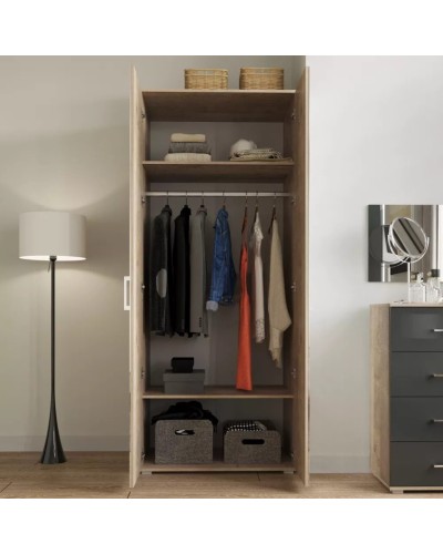 Şkaf Art Mebel Art-60-35, bej, laminat, 210х60х50 sm