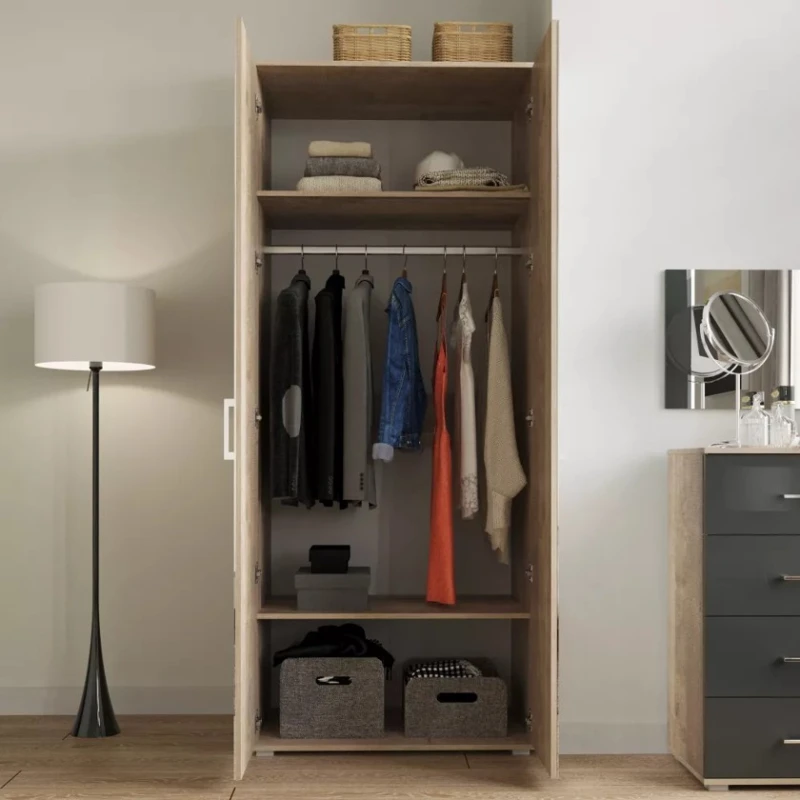 Шкаф Art Mebel Art-60-35, бежевый, ламинат, 210х60х50 см