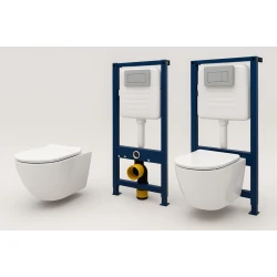 Туалетный гарнитур Cotton Hanging 1190 / Комплект для установки