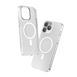 Чехол Green Lion Magsafe Delgado для Apple iPhone15 Pro Max Transparent