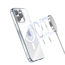 Чехол Green Lion Magsafe Delgado для Apple iPhone15 Pro Max Transparent