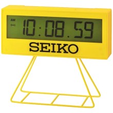 Masaüstü saat Seiko QHL083Y, 17.6x7.6x4.2 sm, sarı