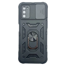 Çexol Robot Samsung Galaxy A03S üçün, qara