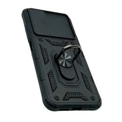 Çexol Robot Samsung Galaxy A03S üçün, qara