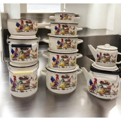 Набор посуды Gallery Home GH-000077, эмаль, разноцветный