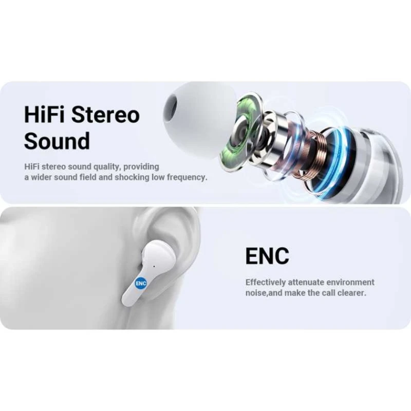 Беспроводные наушники ECO Ultrapods Max White