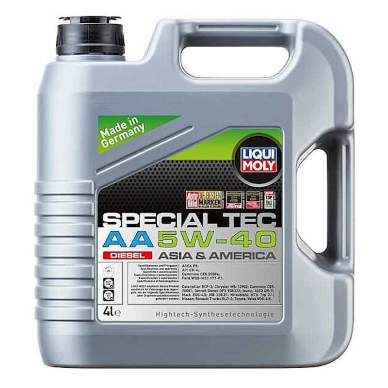 Моторное масло Liqui Moly Special Tec AA 5W-40 Diesel, 4 л Моторное масло Liqui Moly Special Tec AA 5W-40 Diesel, 4 л