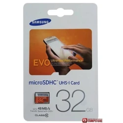 Карта памяти microSD Samsung EVO 32GB Class 10 Micro SDHC Card