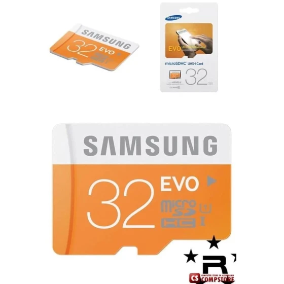 Карта памяти microSD Samsung EVO 32GB Class 10 Micro SDHC Card Карта памяти microSD Samsung EVO 32GB Class 10 Micro SDHC Card