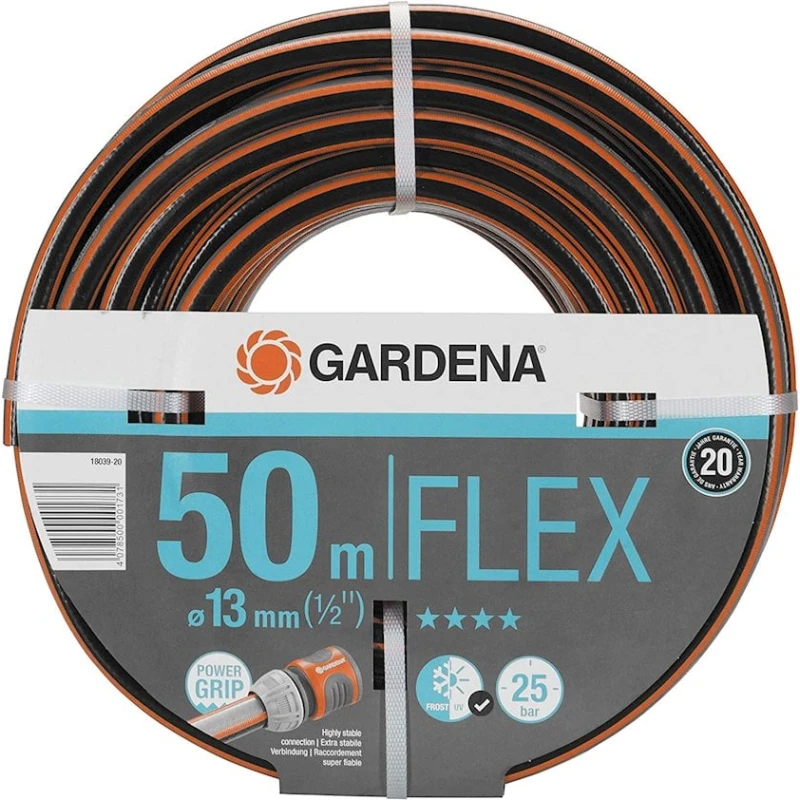 Suvarma şlanqı Gardena Comfort Flex 18039-20, zodlu, diametr 13 mm,50 m Suvarma şlanqı Gardena Comfort Flex 18039-20, zodlu, diametr 13 mm,50 m