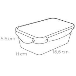 Контейнер для хранения Tescoma Freshbox, пластик, прозрачный, 500 мл