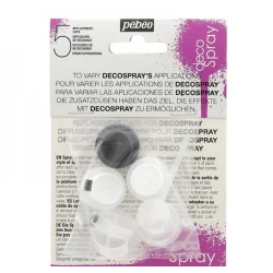 Набор кепов Pebeo для красок Decospray, 5шт
