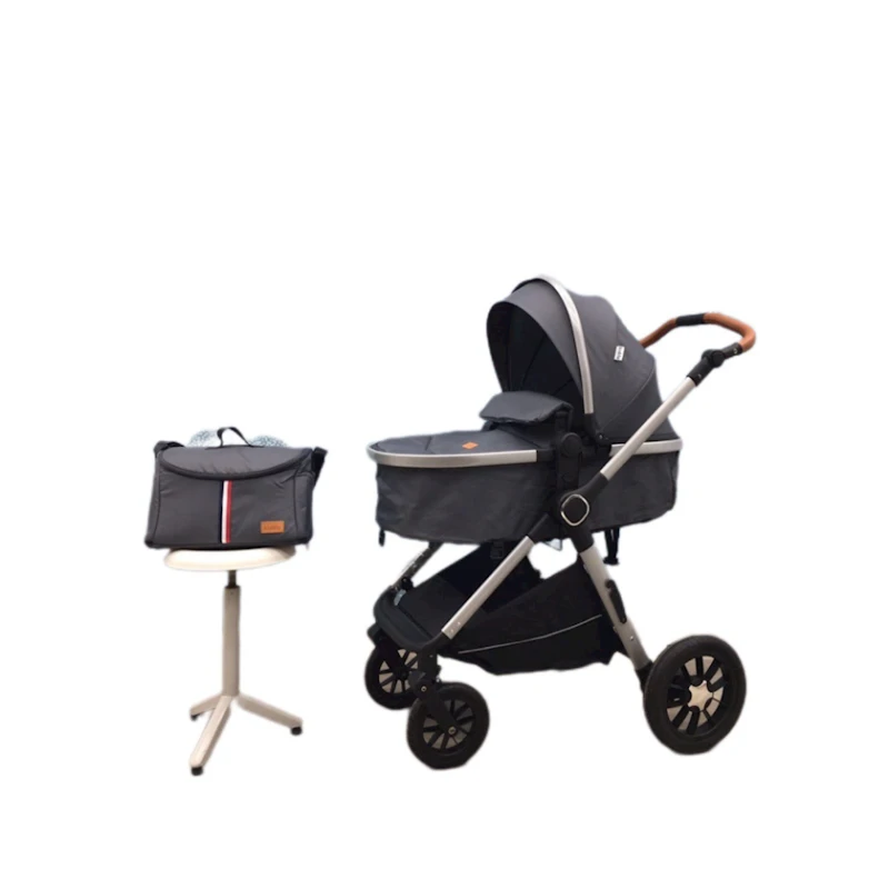 Детская коляска Kidilo H2D-GREY, серая