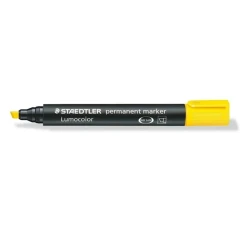 Перманентный маркер Staedtler Lumocolor permanent Yellow, 2.0-5.0 мм, желтый