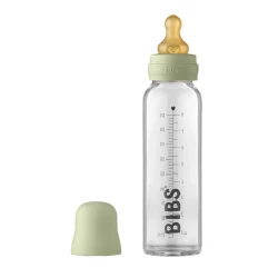 Бутылочка для кормления BIBS Baby Bottle Complete Set 0+ месяцев, 225 мл, стекло/латекс, зеленая Бутылочка для кормления BIBS Baby Bottle Complete Set 0+ месяцев, 225 мл, стекло/латекс, зеленая
