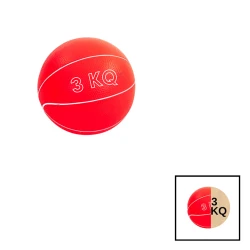 Tibbi top Gymnic 202022000025, yumşaq, 3 kq, qırmızı