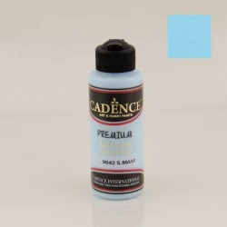 Декоративная акриловая краска Cadence Premium Acrylic Paint 9042 Sky Blue, Небесно-голубой, 120 мл