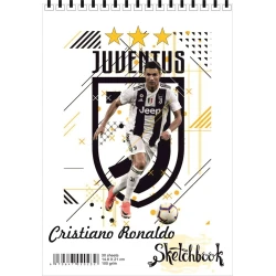 Блокнот Sketchbook Cristiano Ronaldo r05, A5, 30 листов