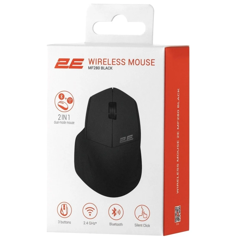 Siçan 2E MF280 Silent WL BT Black Siçan 2E MF280 Silent WL BT Black