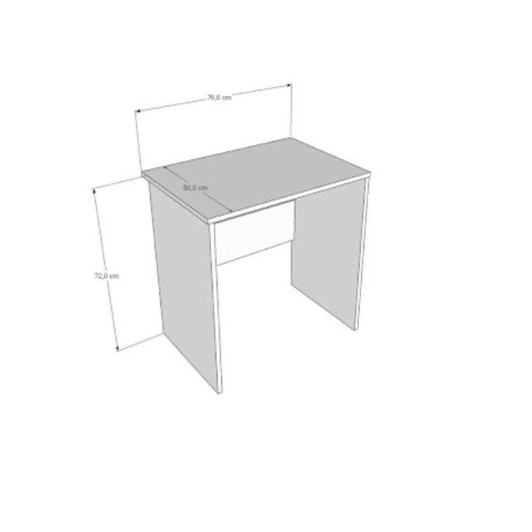 Kompüter masası Art_Komp_Masası 45, qəhvəyi, 74x70x50 sm
