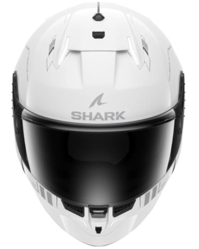 Motosiklet dəbilqəsi Shark Skwal i3 Blank SP White/Silver/Anthracite, ölçü XL