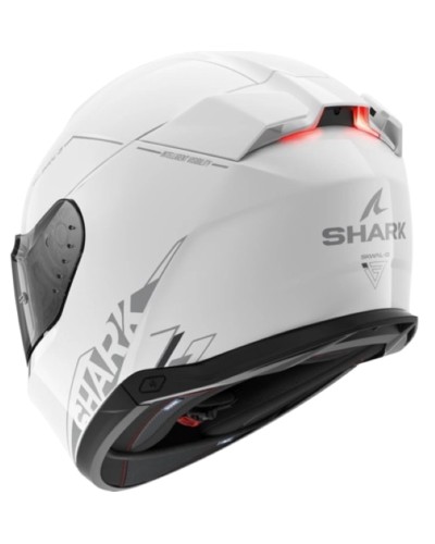 Motosiklet dəbilqəsi Shark Skwal i3 Blank SP White/Silver/Anthracite, ölçü XL