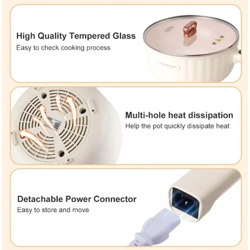 Электросковорода Winning Star ST-9804 Beige Электросковорода Winning Star ST-9804 Beige