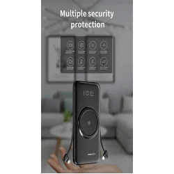 Внешний аккумулятор Recci Cable+Wireless RPB-N28 10000 mAh Black