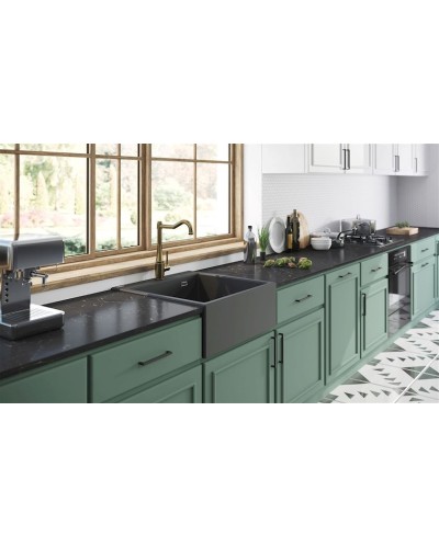 Mətbəx çanağı Deante Eridan ZQE_T10K, qranit, boz, 60x61x21.4 sm