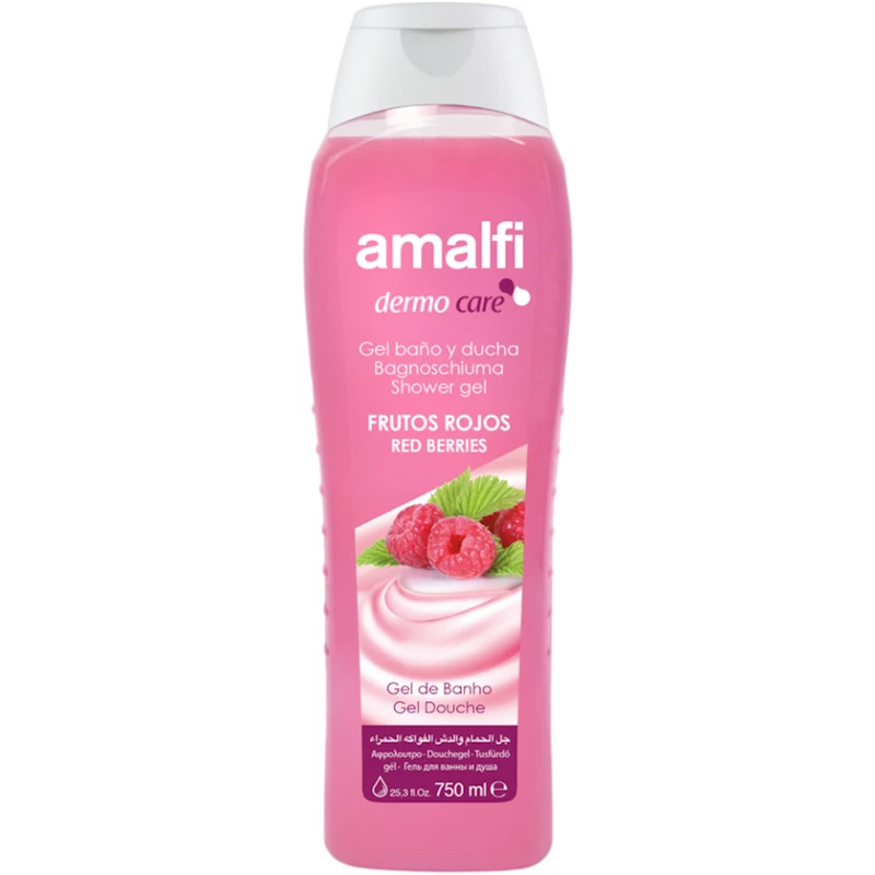 Гель для ванны и душа Amalfi Dermo Care Red Fruits, 750 мл Гель для ванны и душа Amalfi Dermo Care Red Fruits, 750 мл