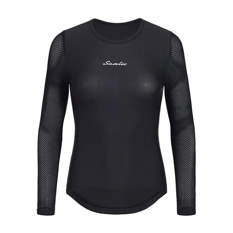 Майка женская Santic L2C01143H, черная, полиэстер, размер XXL