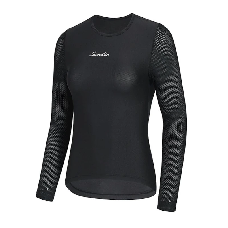 Майка женская Santic L2C01143H, черная, полиэстер, размер XXL