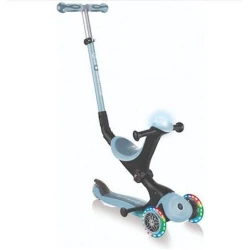 Складной скутер Globber Go Up Deluxe Play Lights, синий/черный
