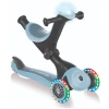 Складной скутер Globber Go Up Deluxe Play Lights, синий/черный Складной скутер Globber Go Up Deluxe Play Lights, синий/черный